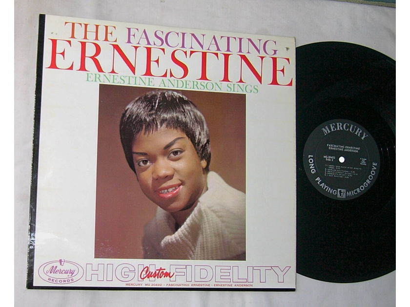 ERNESTINE ANDERSON LP-- - FASCINATING--rare orig 1959 vocal jazz album--Mercury MONO