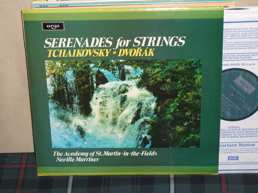 Marriner/AoStMitF - Tchaikovsky Serenade For Strings UK Argo/Decca ZRG-848
