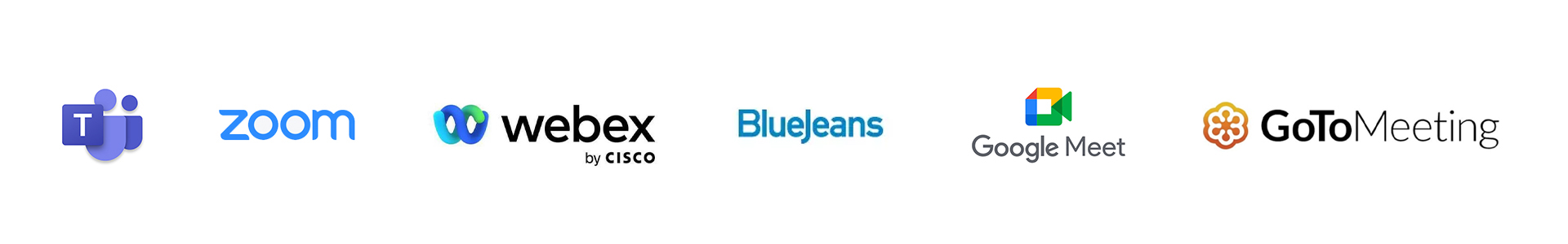 Zoom、Teams、Google Meet、Bluejeans用のビデオ会議機器