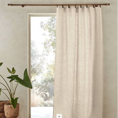 100% Linen Curtain La Redoute 