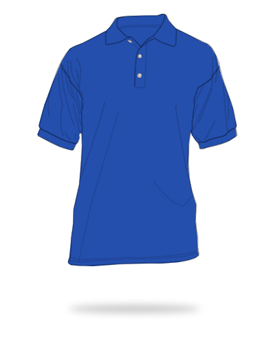Royal blue adult fit honeycombed cotton polo shirts sj clothing manila philippines