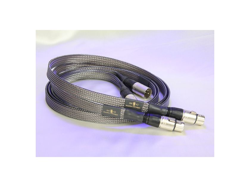 MG Audio Design Planus III 4-cable full interconnect loom XLR/RCA