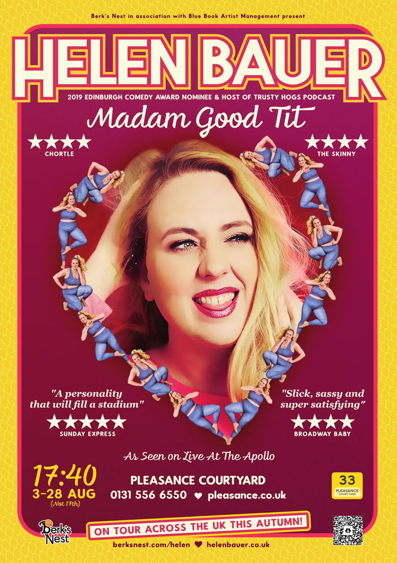 The poster for Helen Bauer: Madam Good Tit