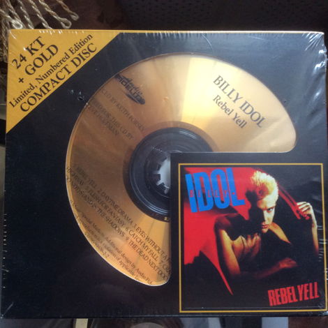 GOLD CD Billy Idol  -  HDCD 24 KT SEALED