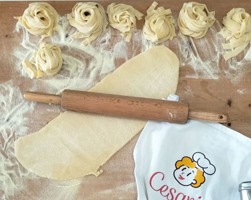 Cooking classes Rome: Cooking class on fettuccine and appetizer