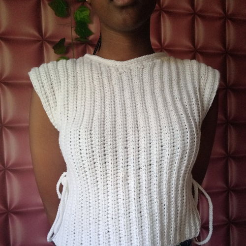 Ribbed Crochet Top