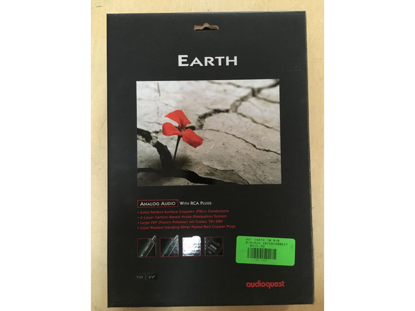 AudioQuest Earth Interconnects RCA  length 3'4" (1m)
