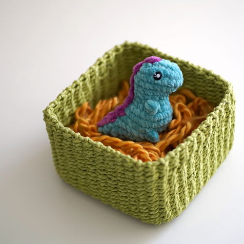 Tiny-Rex Pocket Dino Amigurumi grátis