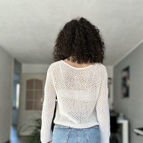 Good Vibes blouse haakpatroon | Perfecte moderne en stijlvolle blouse voor de lente