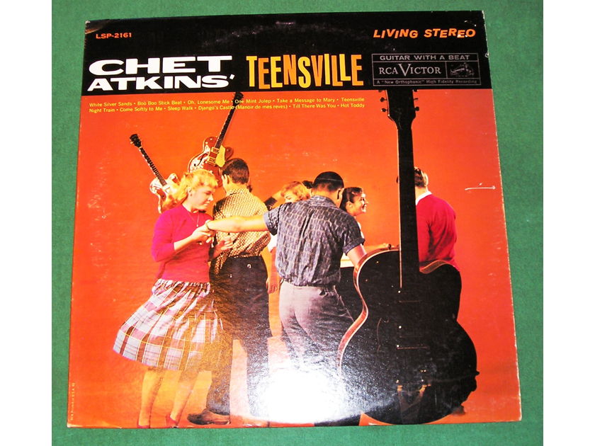 CHET ATKINS  "TEENSVILLE" - 1960 RCA BLACK DOG - DEEP GROOVE ***NM 9/10***