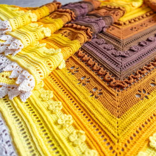 Golden Harvest Shawl