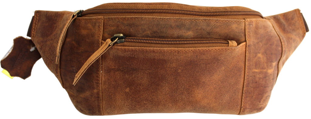 Quality Full Grain Hunter Leather Waist Bag Style 72003