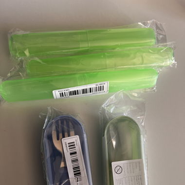 2x kleine besteck 3 zahnbürsten aufbehälter