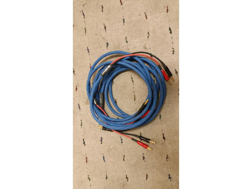 WyWires, LLC Blue Speaker Cable  8 Feet Banana