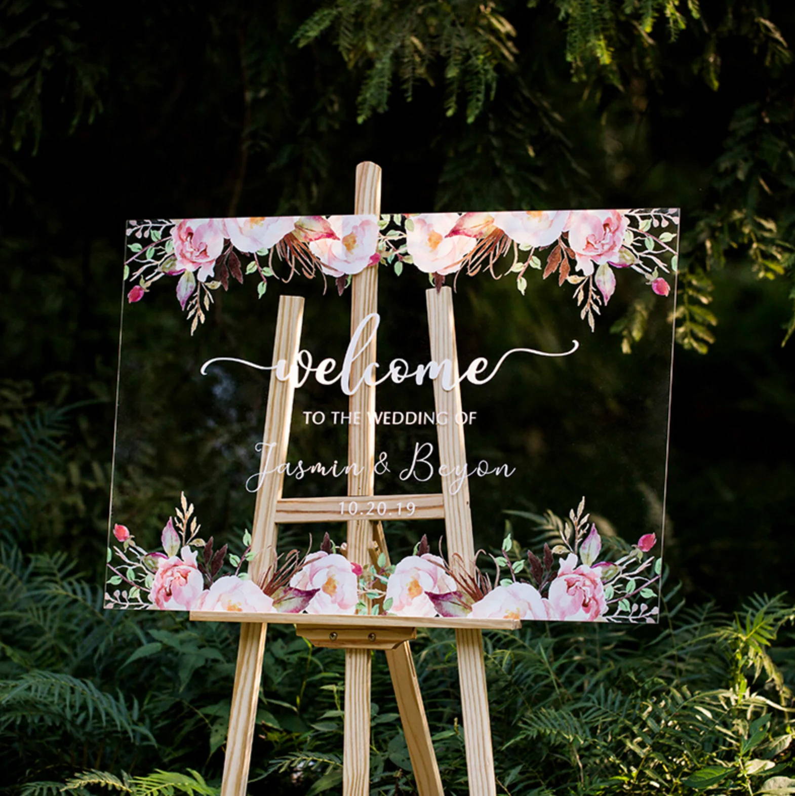 Wedding welcome signs