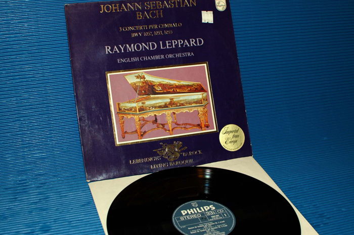 BACH/Leppard -  - "3 Concrtos for Harpsichord" -   Phil...