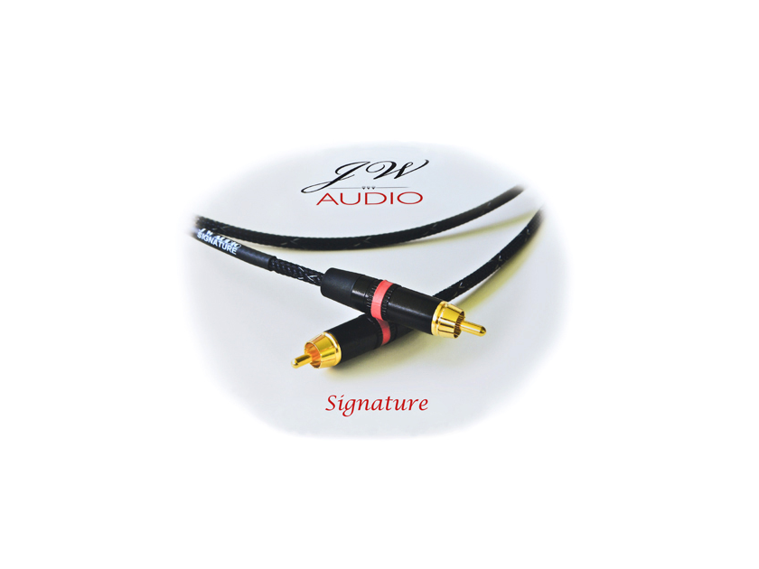 Jw Audio   Signature   1m - 1.5m rca or xlr  new beautiful,open and airy