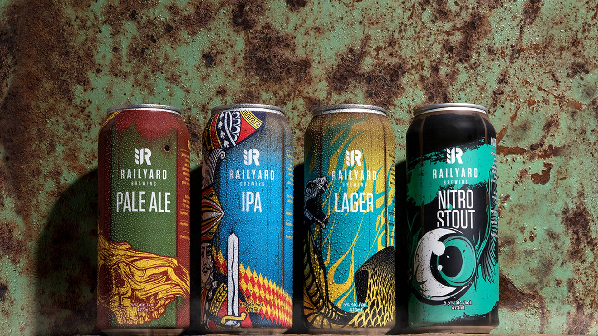 Featured image for Railyard Brewing’s Cans Were Inspired By Graffiti and Street Art