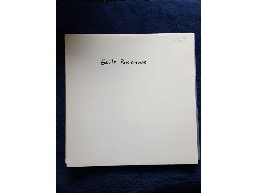 HARRY PEARSONS PRIVATE COLLECTION  - OFFENBACH GAITE PARISIENNE *TEST PRESSING* 2X33RPM SINGLE SIDED CLASSIC RECORDS MINT CONDITION*MAKE AN OFFER*