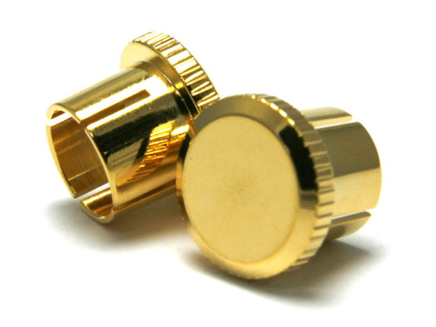 RCA noise reducing cap - Teflon insulation - Gold Plated 