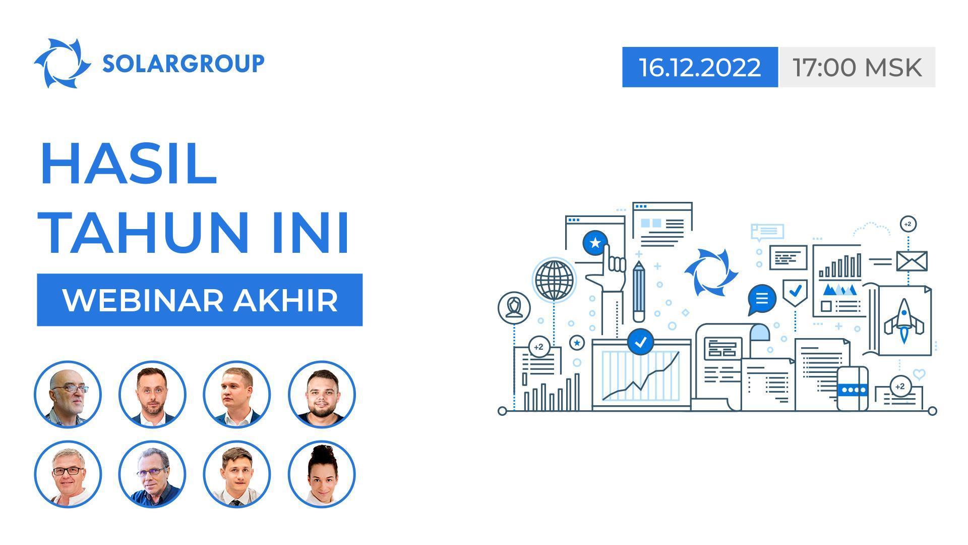 Hasil tahun ini dalam proyek "Motor Duyunov": webinar terakhir dengan terjemahan ke dalam 13 bahasa