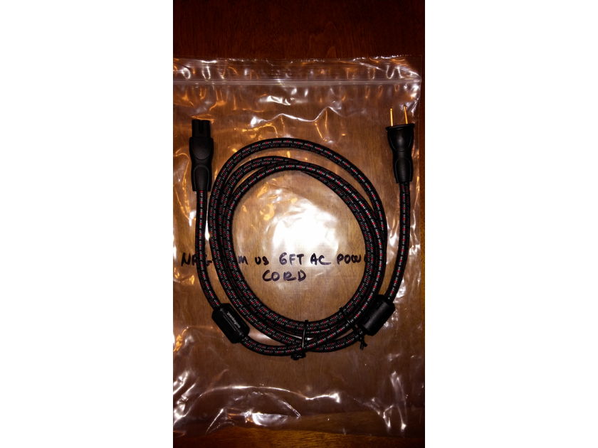 AudioQuest NRG1.5 6FT AC Power Cable NEW!!!!!