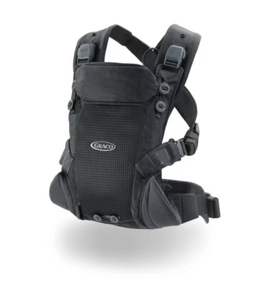 baby-carrier made from materials are free from harmful levels of harmful substances, adjustable shoulder and waist straps coupled with padded lumbar