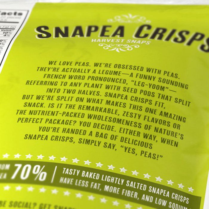 Before & After: Snapea Crisps  Dieline - Design, Branding & Packaging  Inspiration