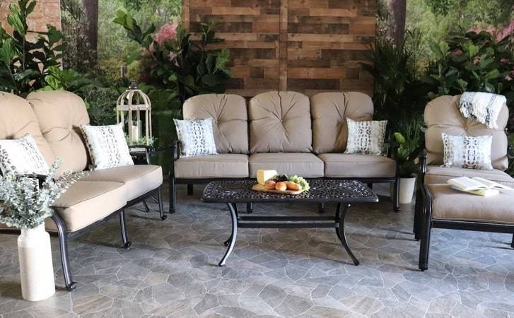 Glen Lake Home and Patio Lynnwood Outdoor Seating Aluminum Patio Furniture