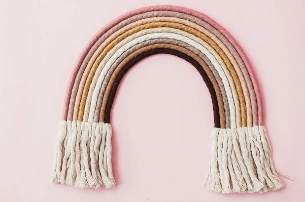 macrame garland diy