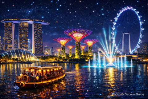 Singapore: Starry Night Cruise, Garden Rhapsody & Spectra