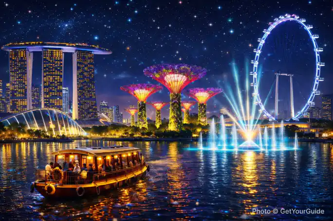 Singapore: Starry Night Cruise, Garden Rhapsody & Spectra