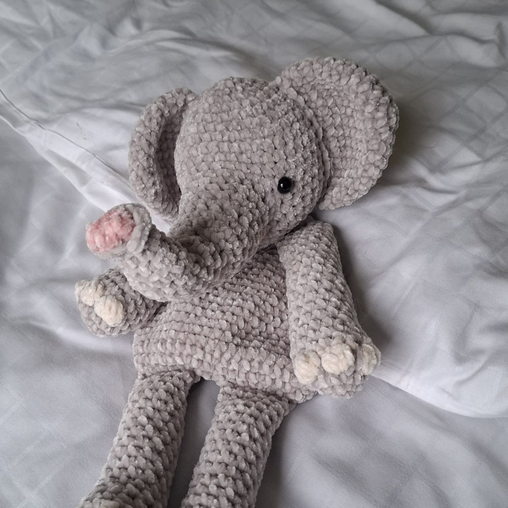 Buster olifant knuffeldoekje velvet
