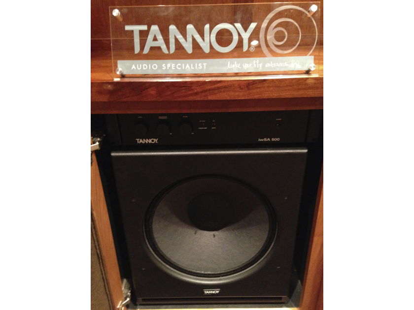TANNOY Definition 15" Subwoofer System Sub 15i / iwSA500 Amp - New out of Box Dealer Demo