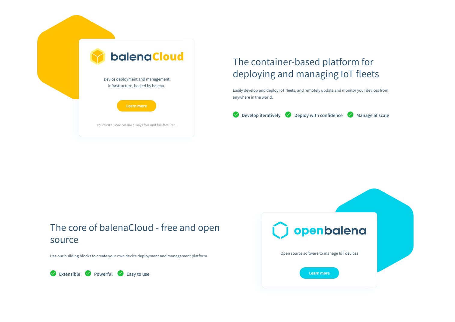 Balena product / service