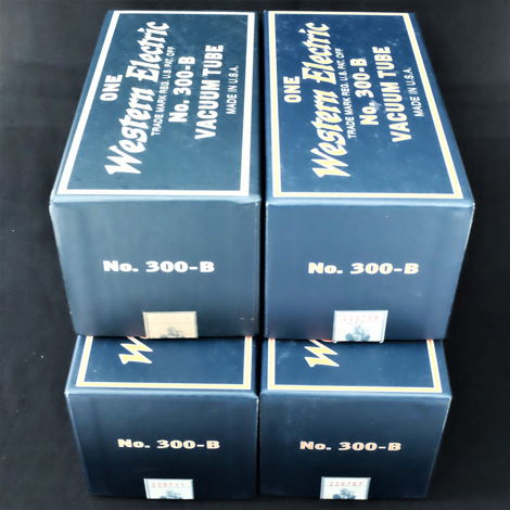 Western Electric 300B Quad Tubes (free worldwide shipping)