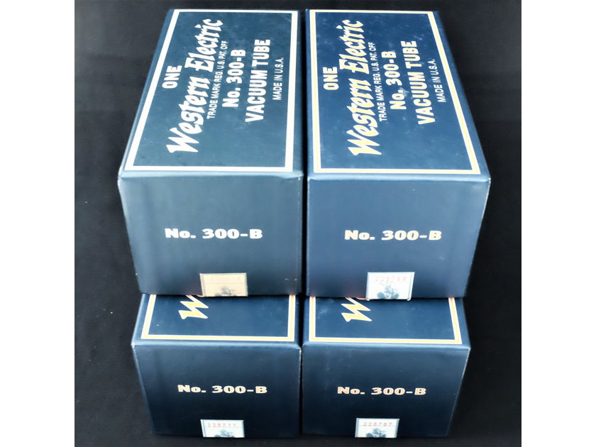 Western Electric 300B Quad Tubes (free worldwide shipping)