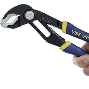IRWIN VISE-GRIP Pliers, V-Jaw, 10-Inch, Press & Slide Button, Anti-Pinch, Anti-Slip