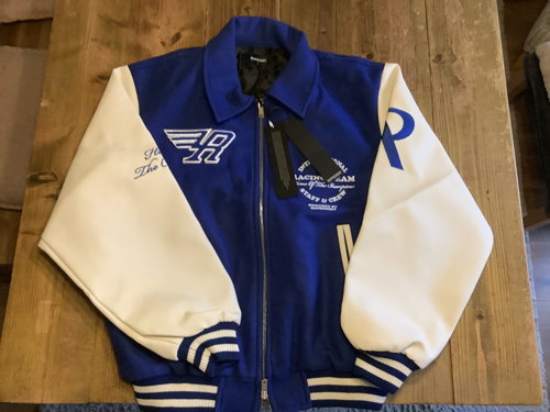Racing Team Varsity Jacket - Cobalt - £175.00 | Archive