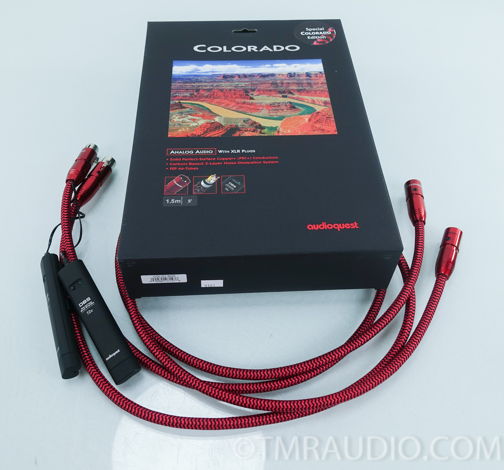 Audioquest  Colorado  XLR Cables; 1.5m Pair Interconnec...