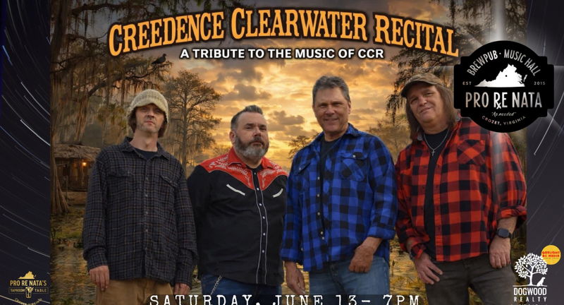 Creedence Clearwater Recital: Premiere Tribute to CCR @ Pro Re Nata