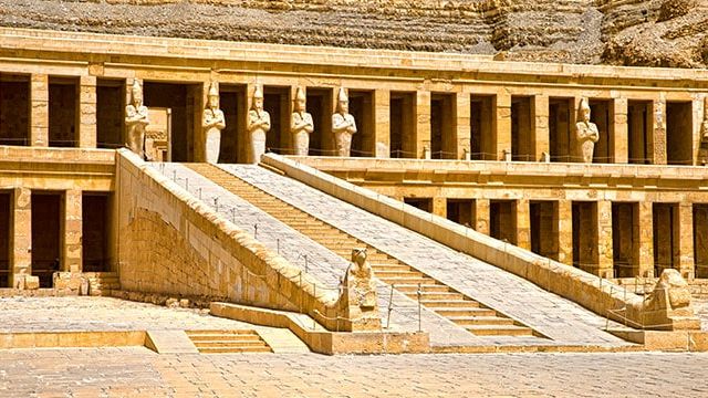 Terraces at the Temple of Hatshepsut, Luxor, Egypt