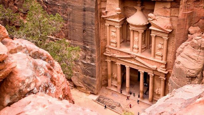 The Treasury. Ancient city of Petra