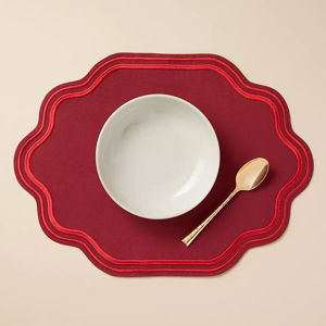 Madeline Embroidered Cotton Placemat