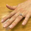 Oval diamond engagement rings by Pobjoy Diamonds