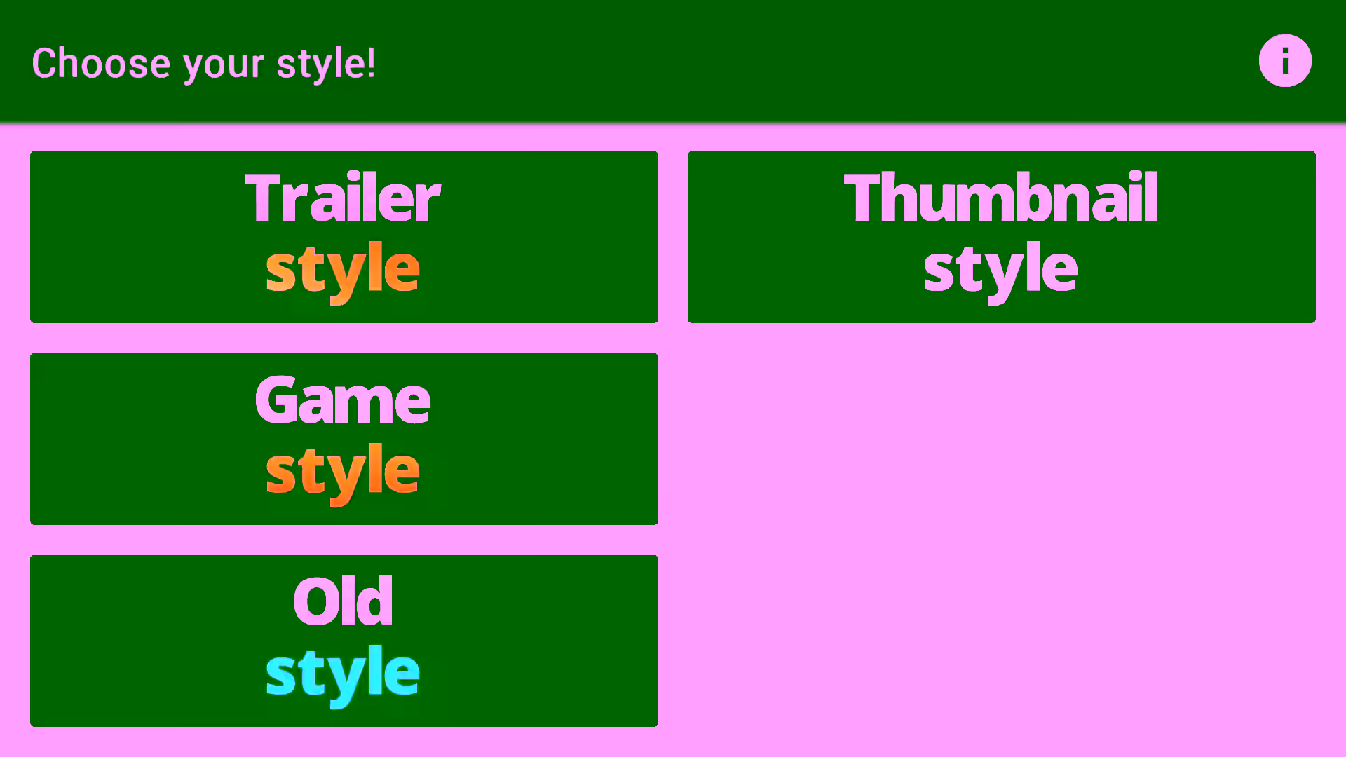Joins the Battle Meme Generator main menu screenshot