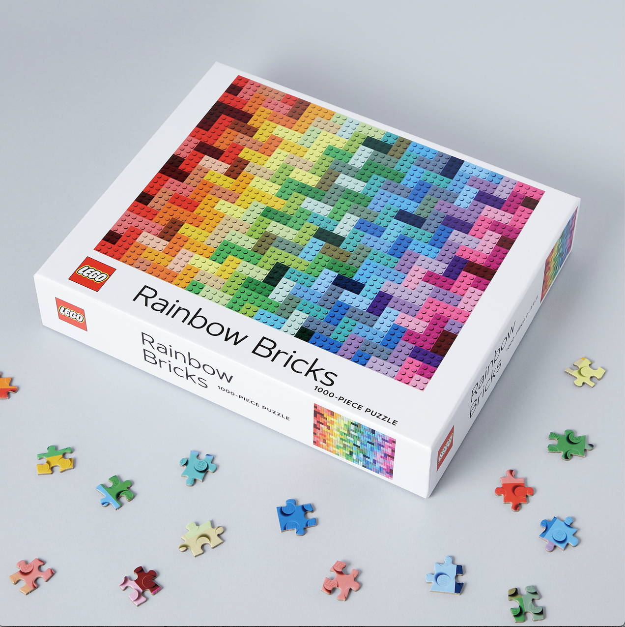 1. The rainbow set is 1000 piece puzzle.