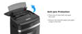 Anti-jam Protection Press lock of auto-feed and open the cover eRemove the jammed paper and paper scraps in the inlet