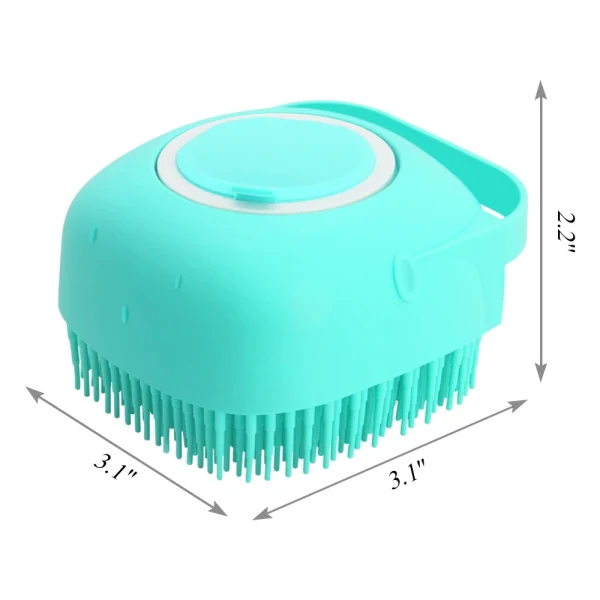 Pet Dog Shampoo Massager Brush Cat Massage Comb Grooming Scrubber Shower Brush - Image 4