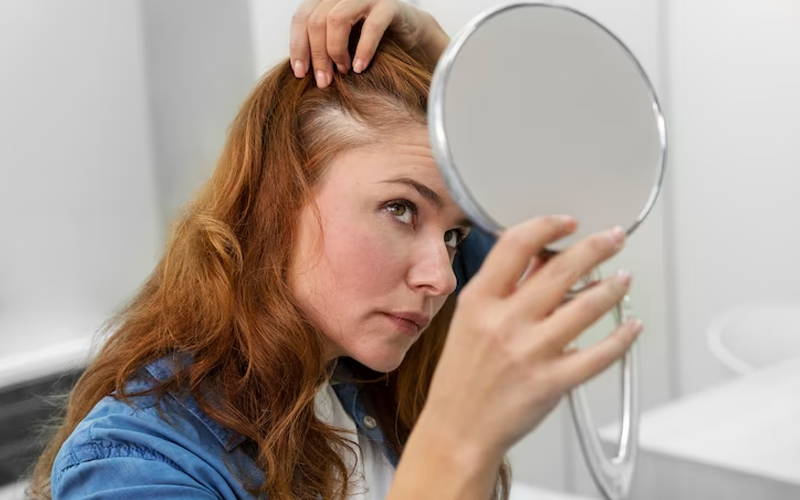 Why does vitamin B12 deficiency cause hair loss
